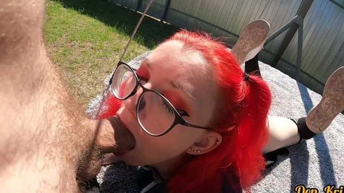Cutie In School Uniform And Glasses Loves Good Anal Sex In Public